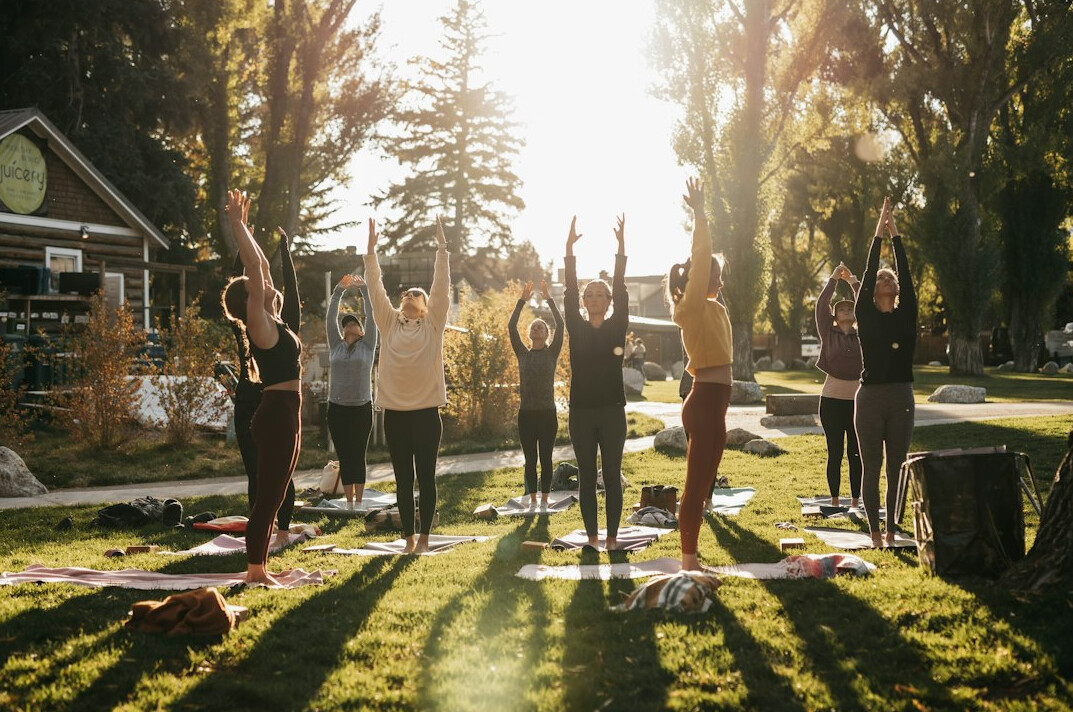 senior yoga class