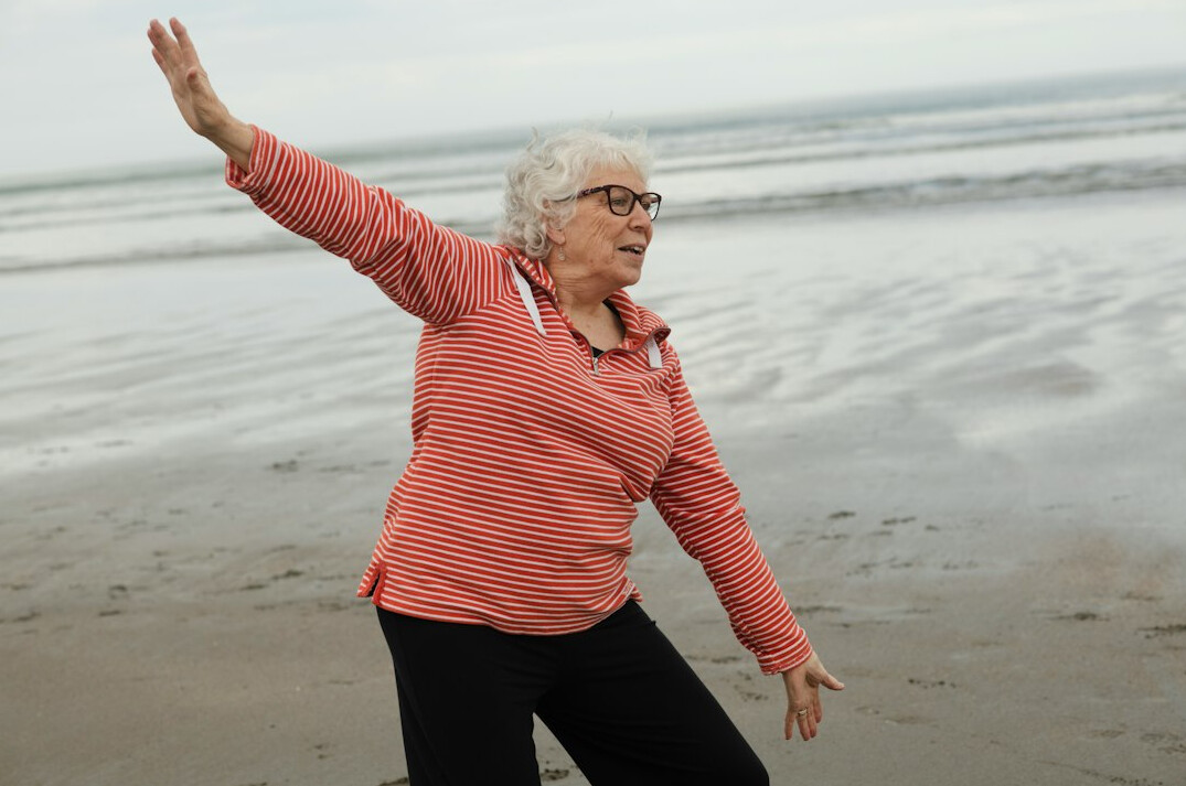 seniors doing gentle exercise